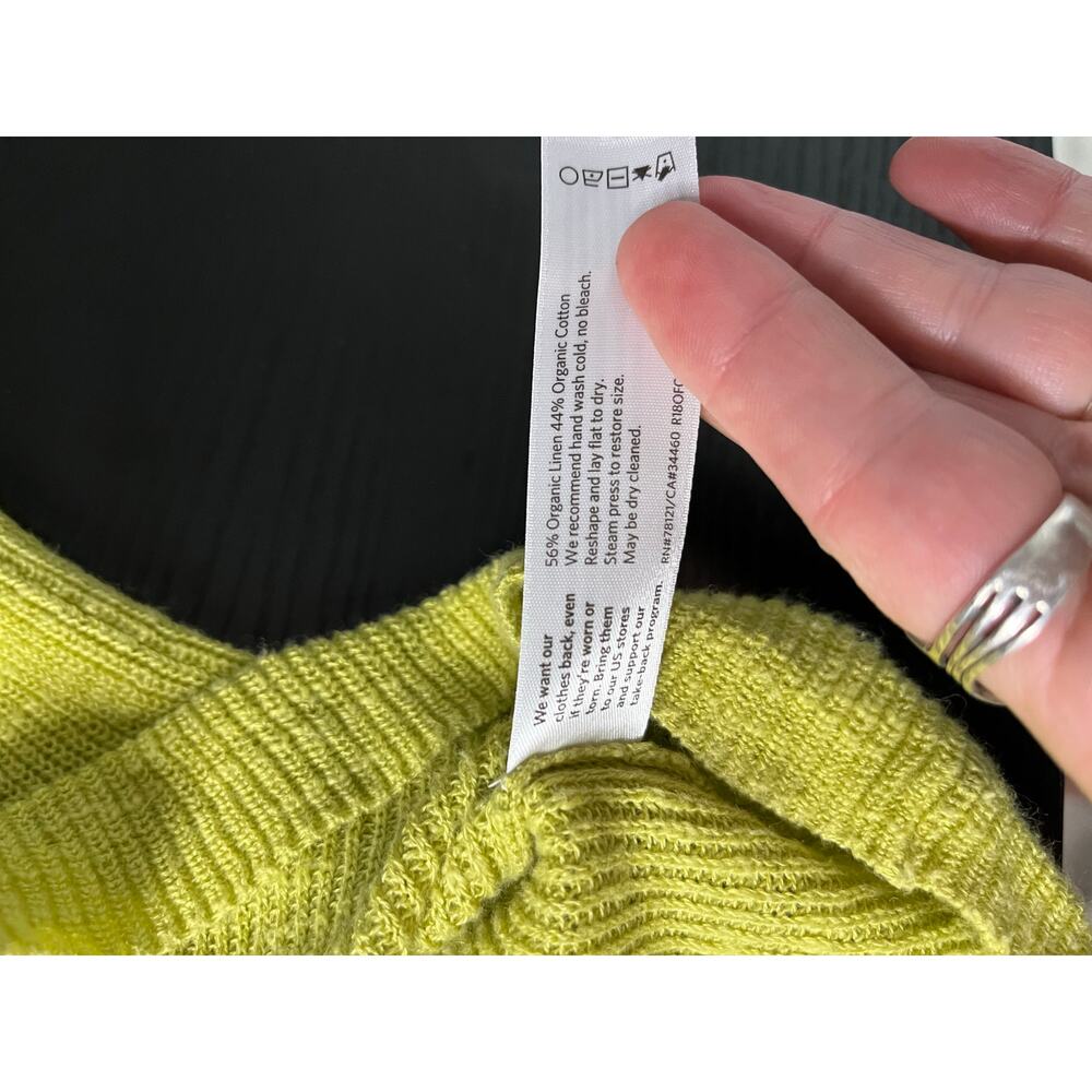 Eileen Fisher Linen Blend Woven Blouse - Picture 5 of 8